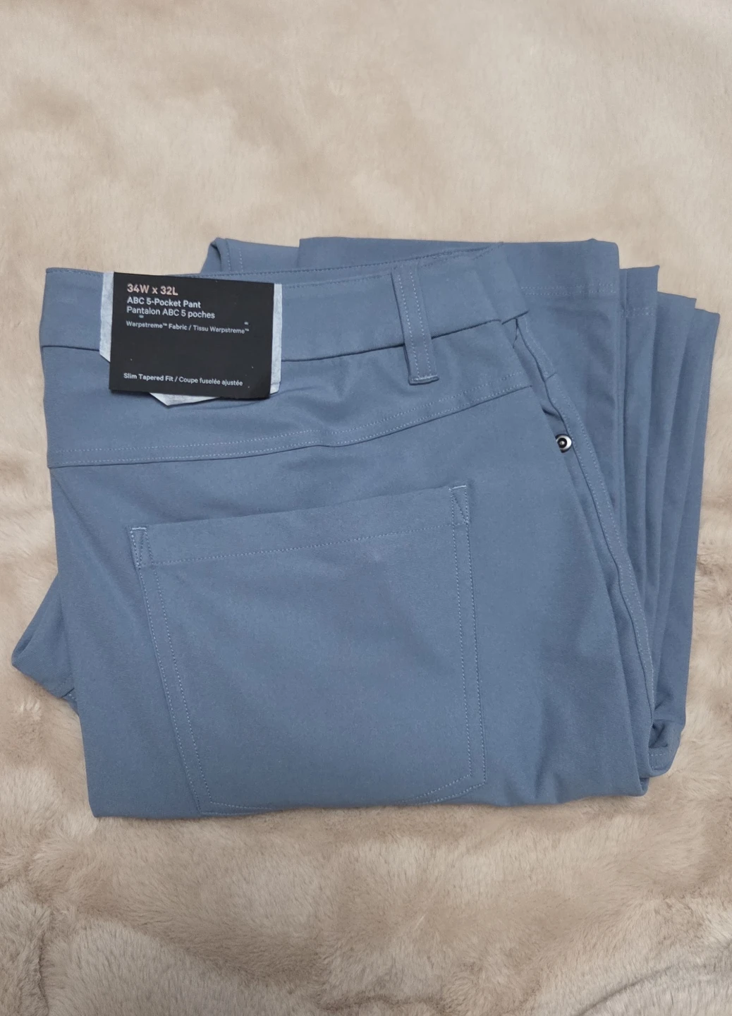 Lululemon ABC 5-Pocket Pant 34W x 32L