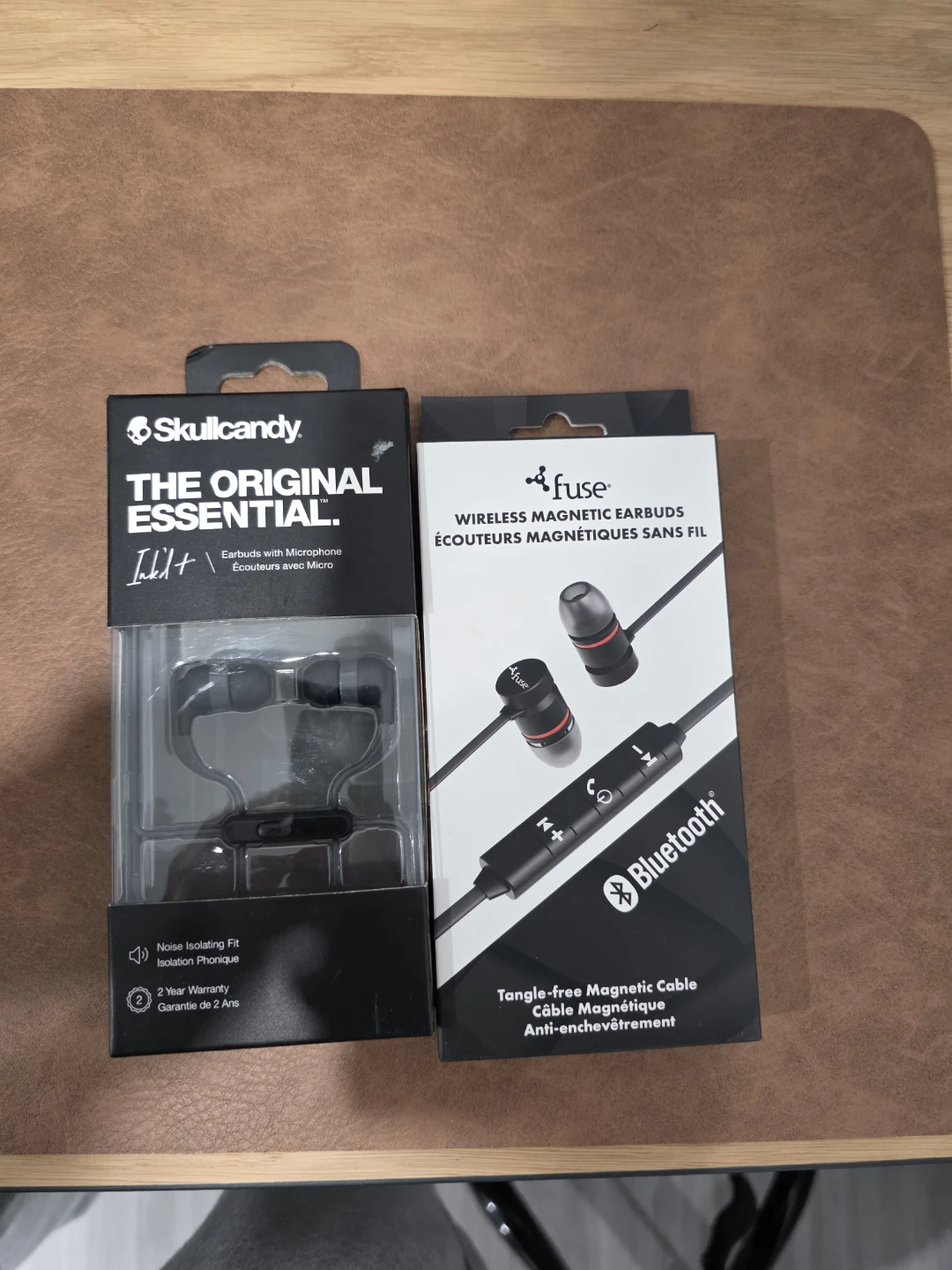 Skullcandy Inkd+ Earbuds with Mic & Fuse Wireless  Earbuds