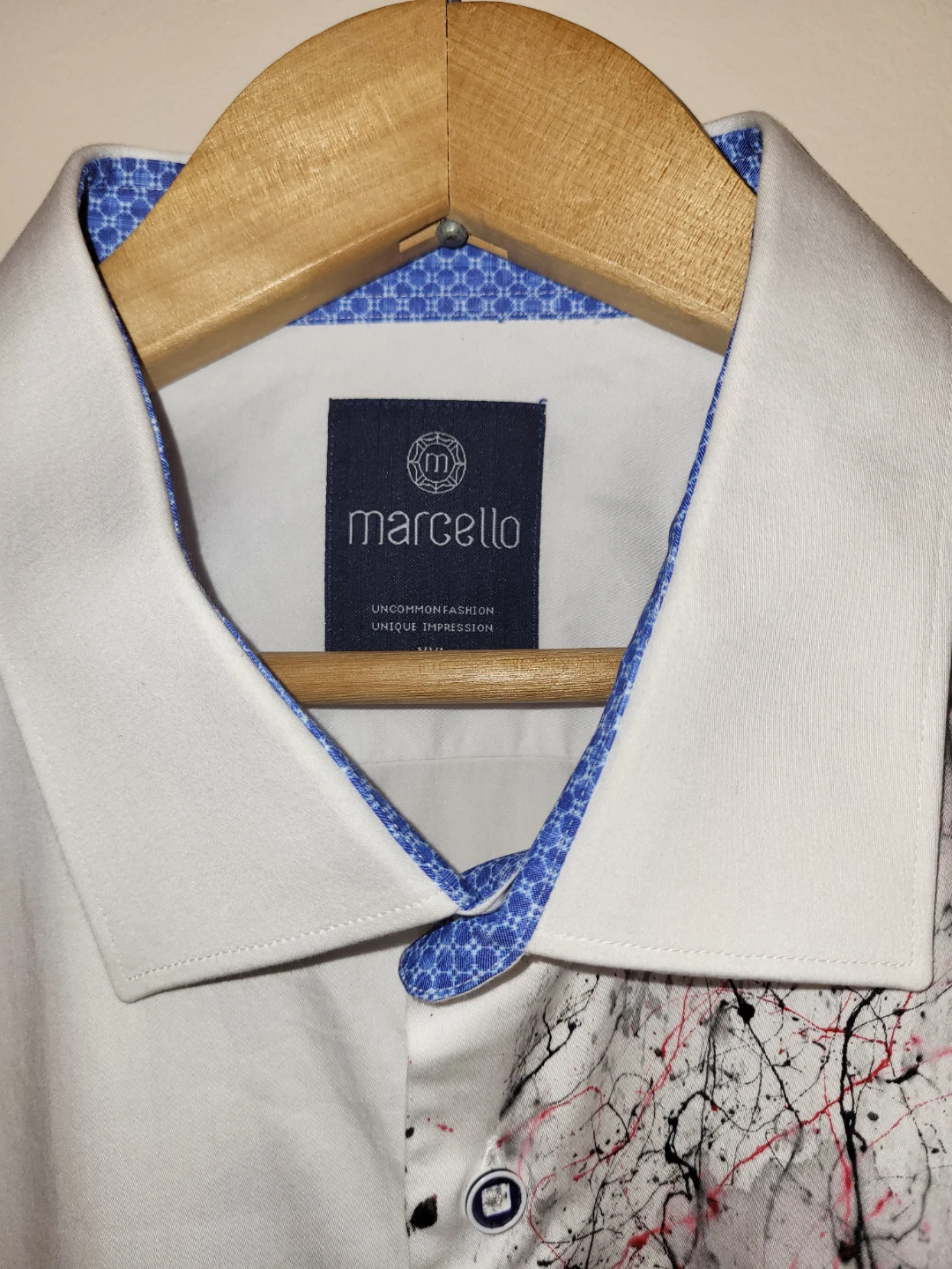 Marcello Men's Dress Shirt, Unique and Bold! - photo 4