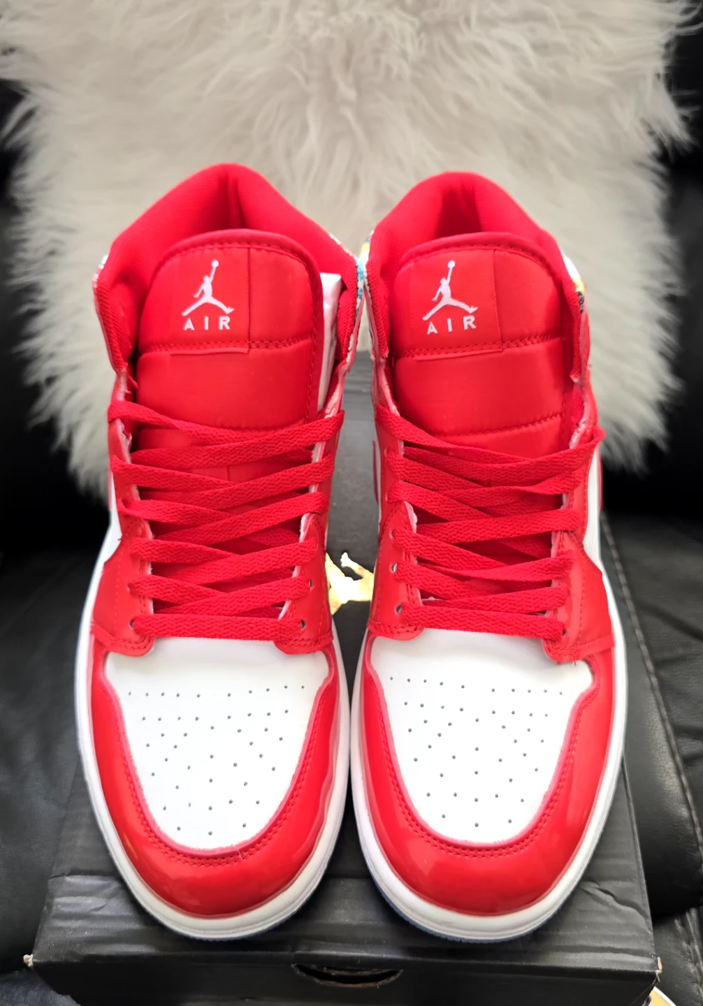 Brand new Air Jordan 1 Barcelona High glossy red sale
