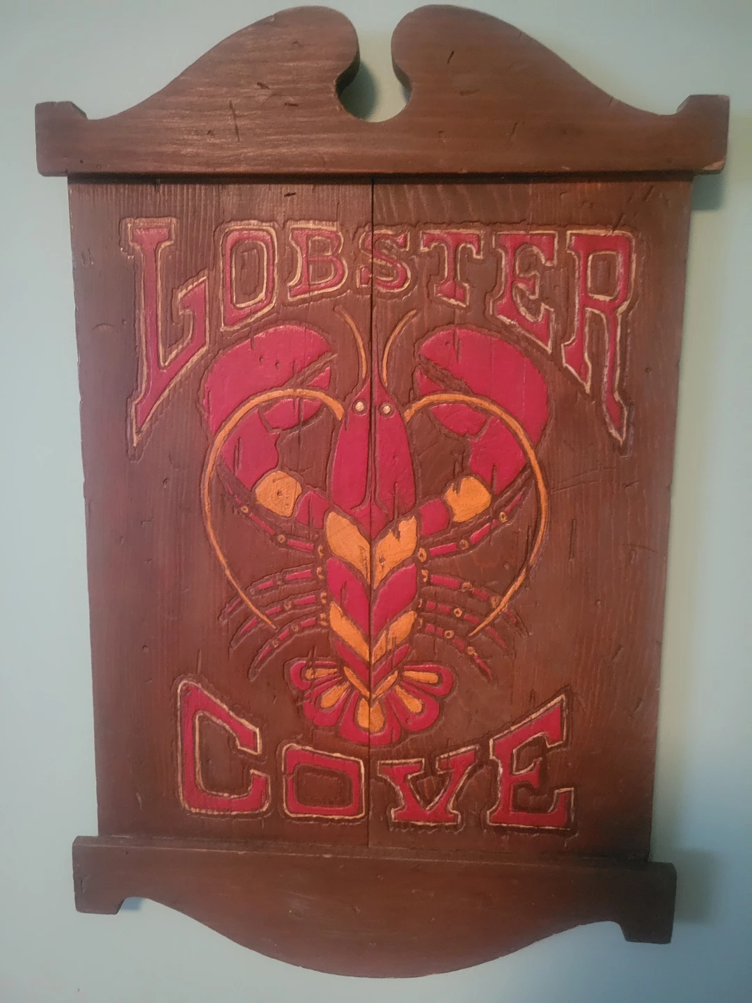 Lobster Cove Wooden Sign
