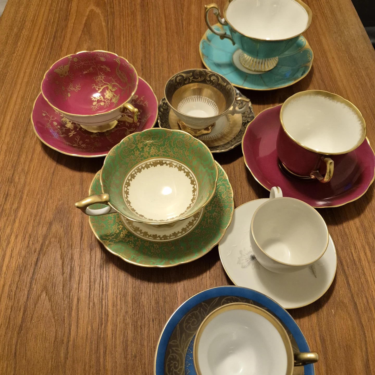 Vintage Porcelain Demitasse Cup and Saucer - Hertel Jacob - photo 4