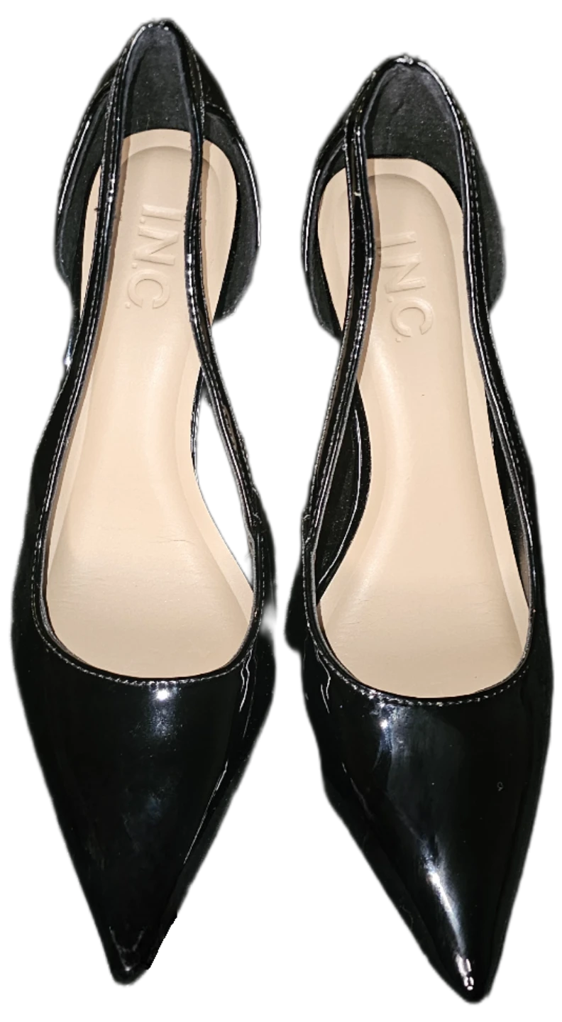 INC Black Patent Pointed Toe Heels - Size 6⚽️
