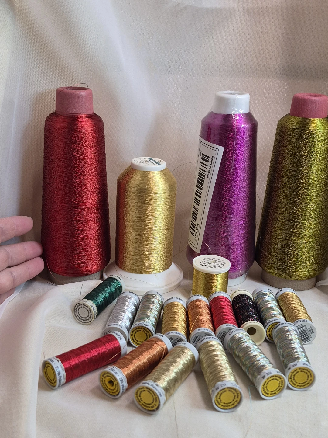 Mix Misc Lot of 20 Thread Rolls 90% - photo 4