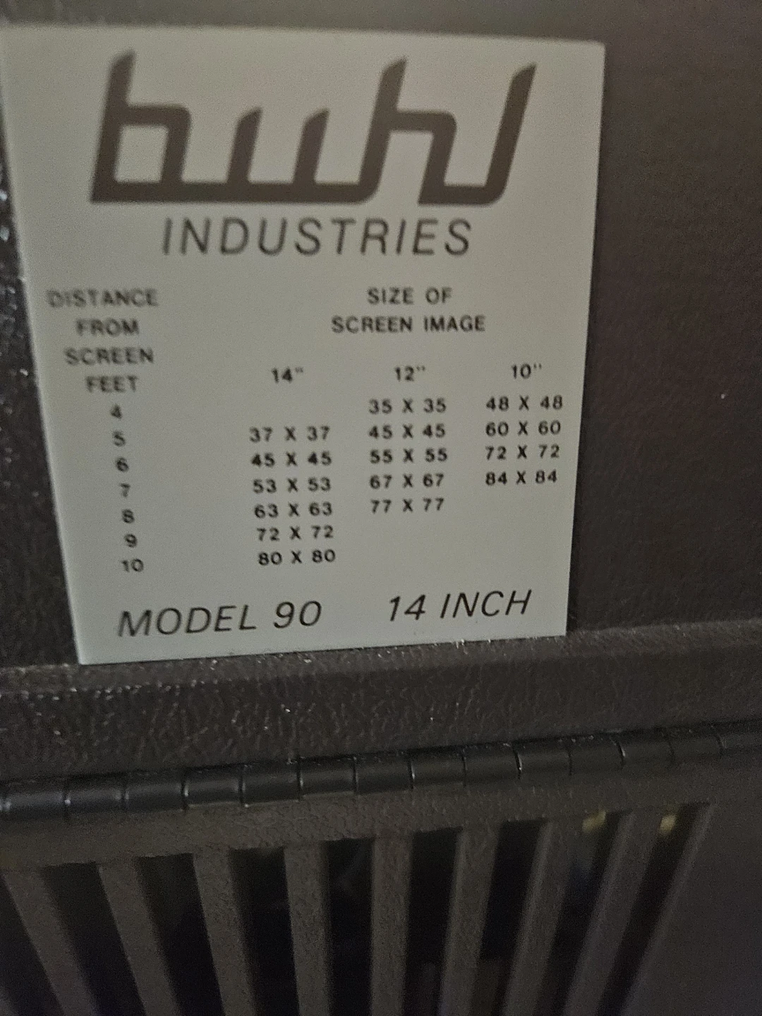 BUHL Industries Model 90 Overhead Projector - 14 Inch - photo 3
