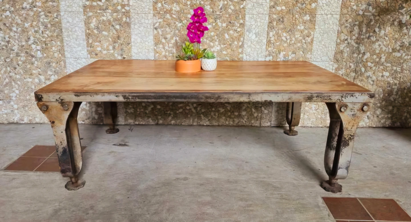 Solid Convertible Industrial Dining Table To Coffee Table - photo 4