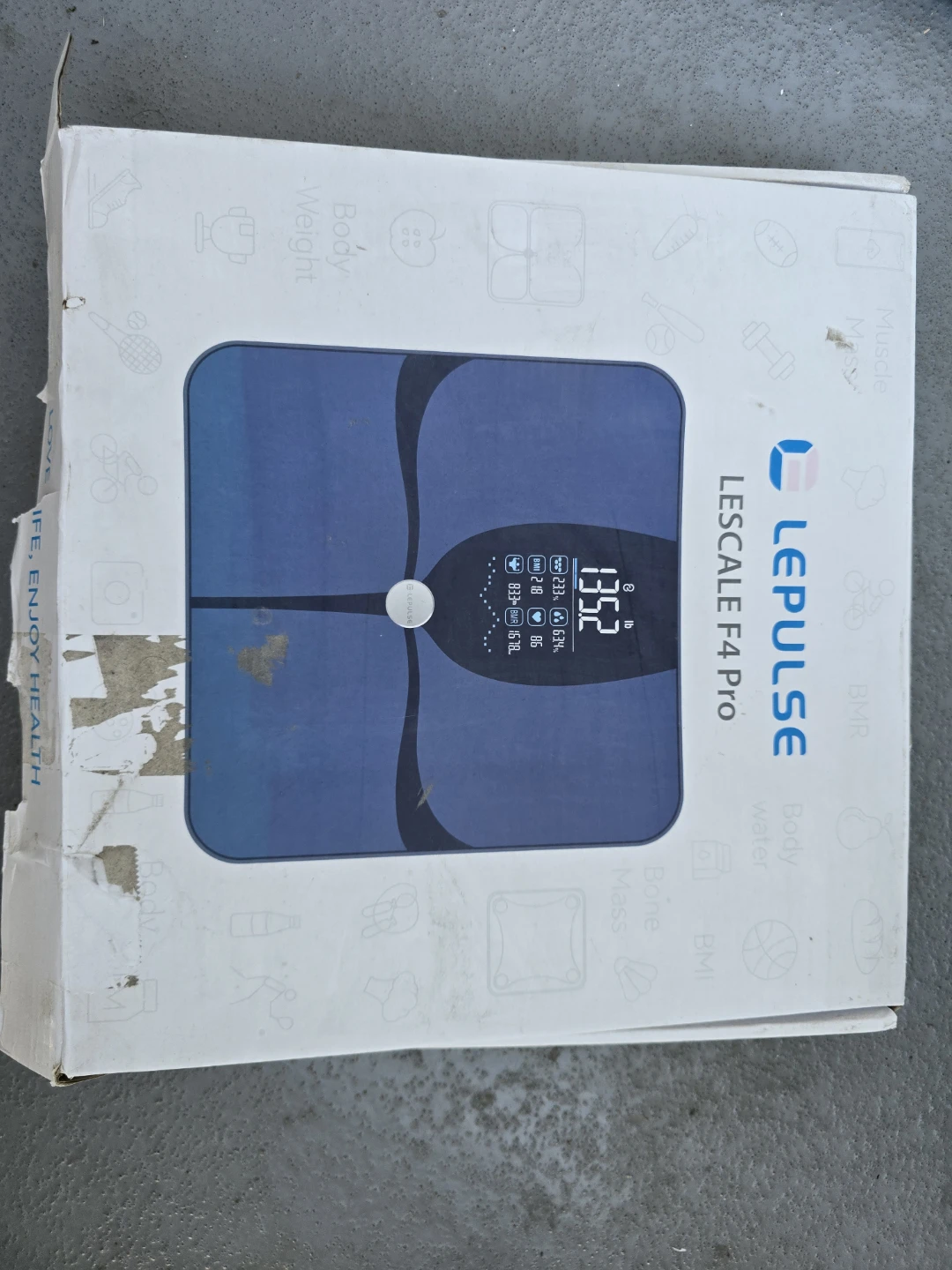 LEPULSE Smart Body Fat Scale LESCALE F4 Pro