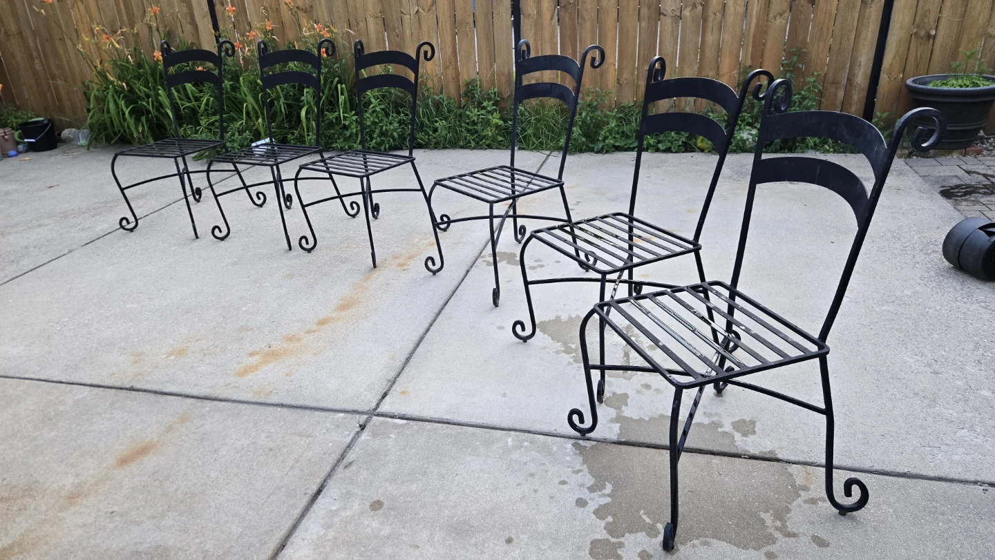 Iron chairs