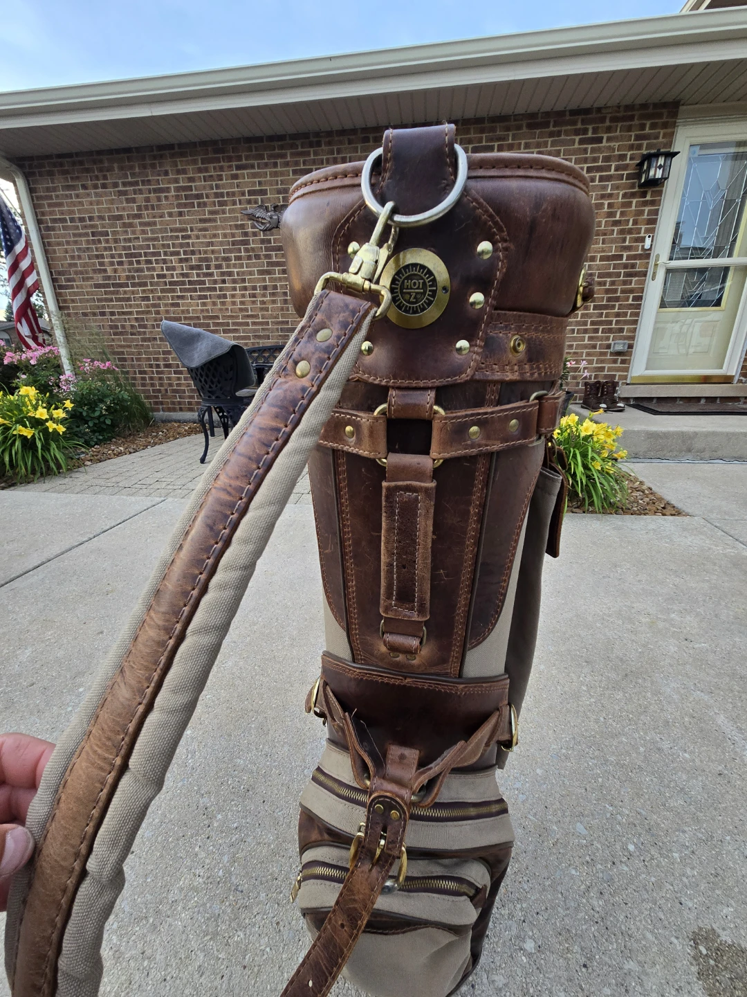 Hot-Z Golf Bag Leather / Canvas - photo 2