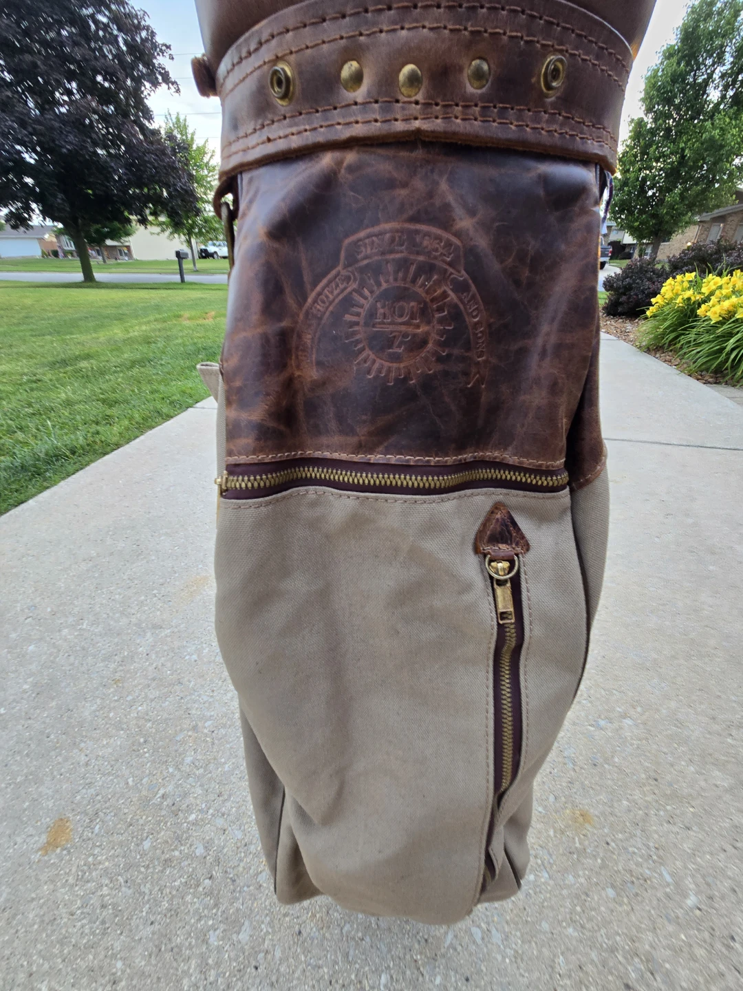 Hot-Z Golf Bag Leather / Canvas - photo 3