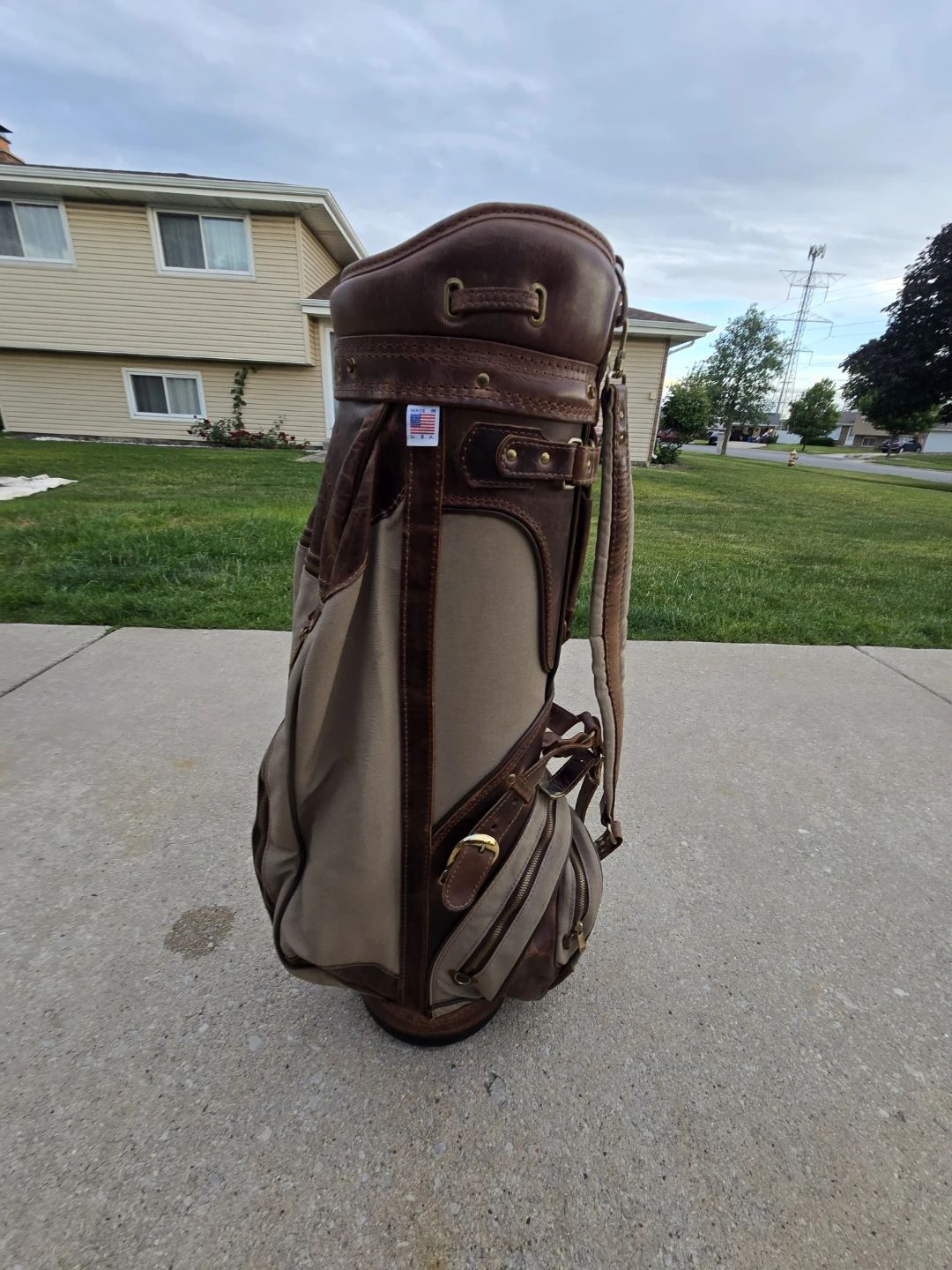 Hot-Z Golf Bag Leather / Canvas - photo 5