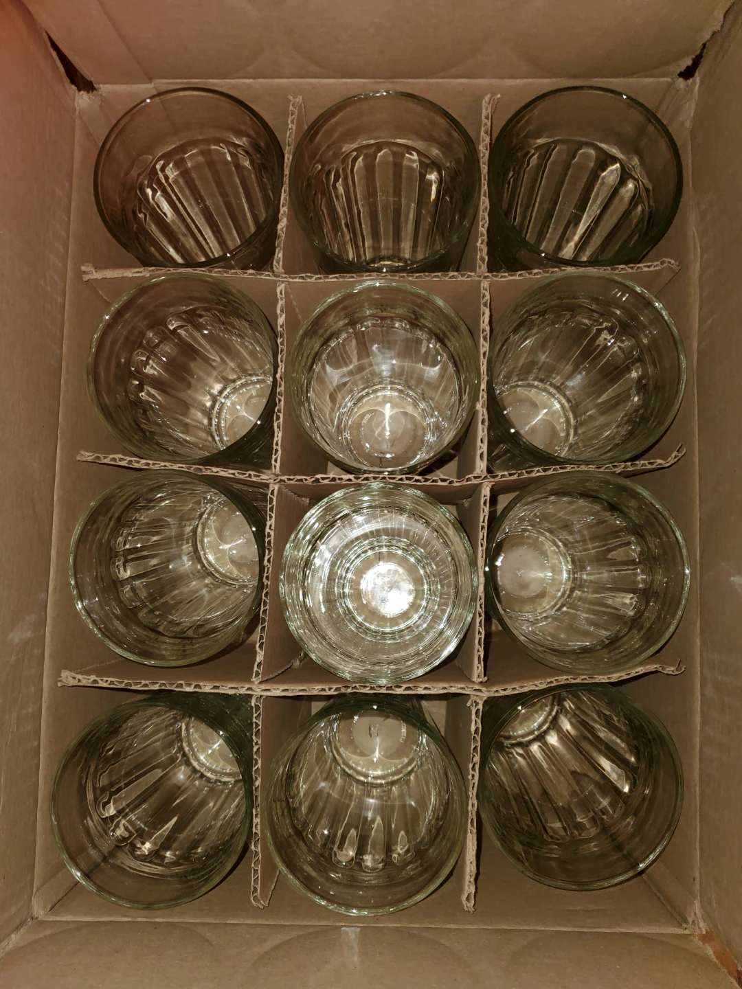 Libbey DuraTuff Paneled Jumbo Cooler Glasses - 12 Pack
