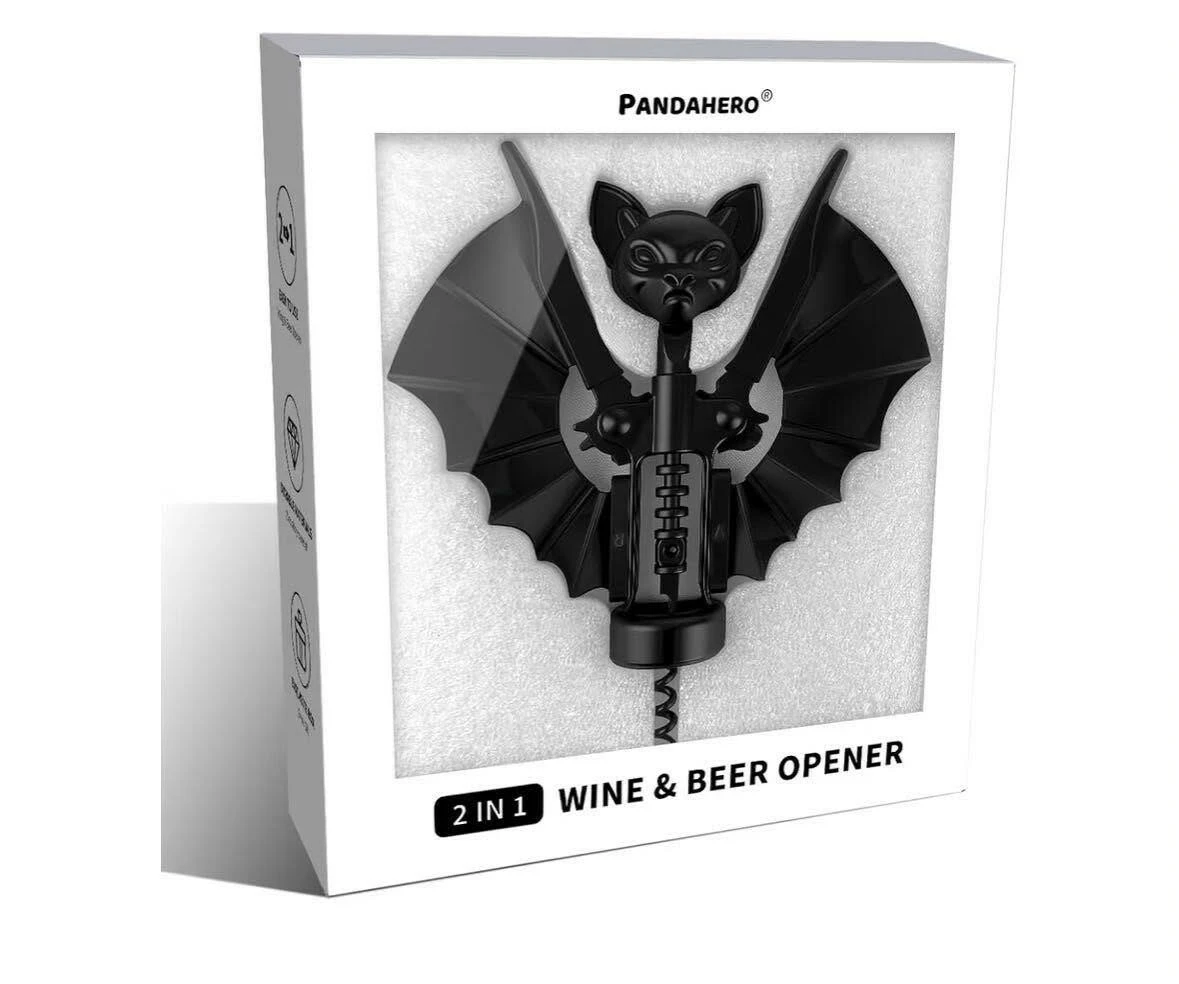 Pandahero 2-in-1 Bat Wine & Beer Opener