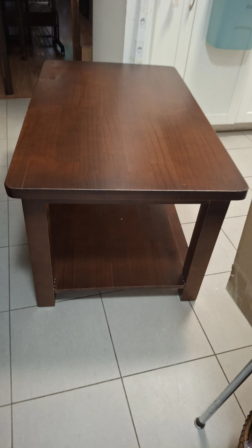 Wooden Coffee Table with Shelf ⚽️ - photo 3