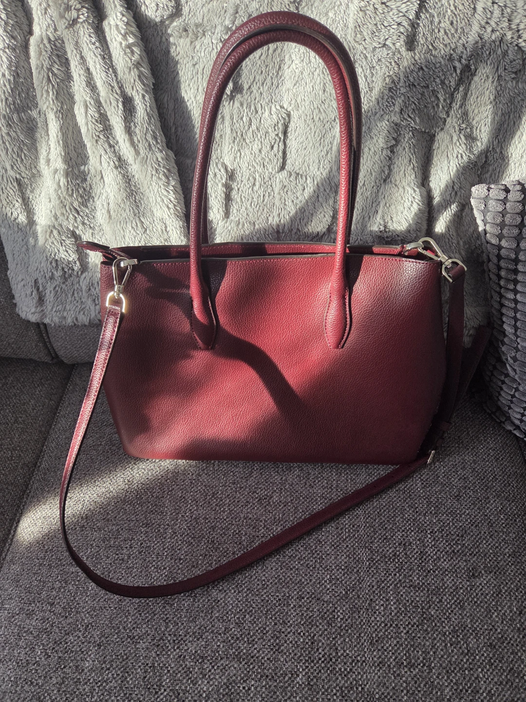 Kate Spade Leather Tote Bag - Red - photo 3
