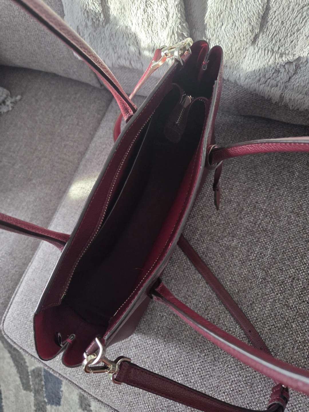 Kate Spade Leather Tote Bag - Red - photo 5