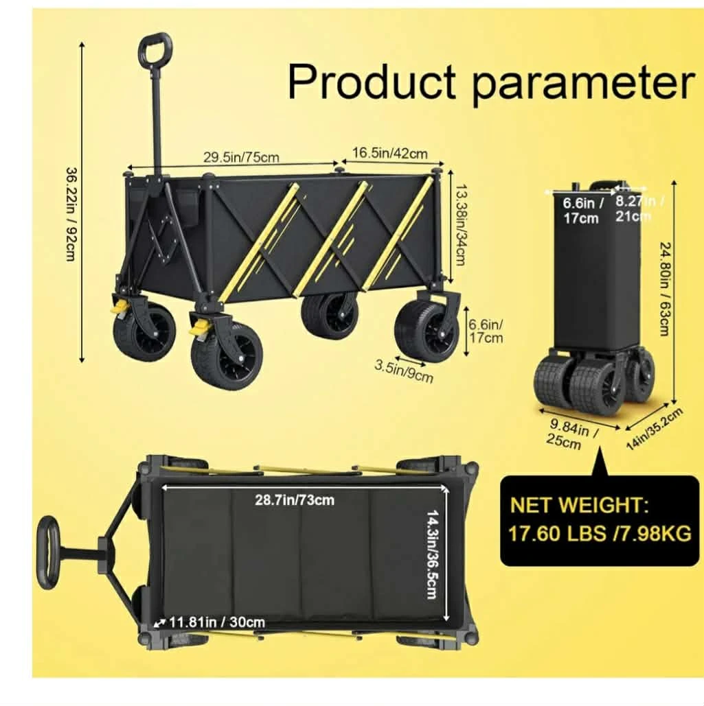 Collapsible Outdoor Wagon - photo 2