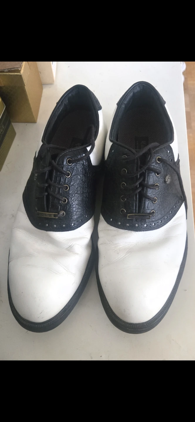 White & Black Golf Shoes with GORE-TEX - photo 3