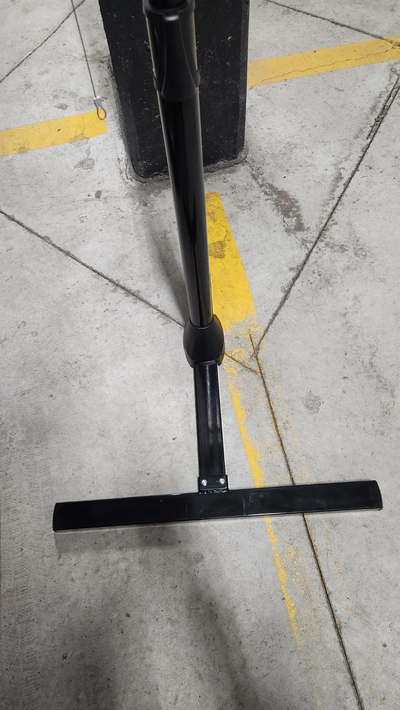 Black TV Floor Stand with Adjustable Height - photo 3