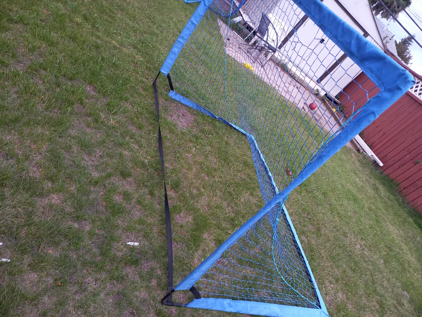 Blue Soccer Goal Net