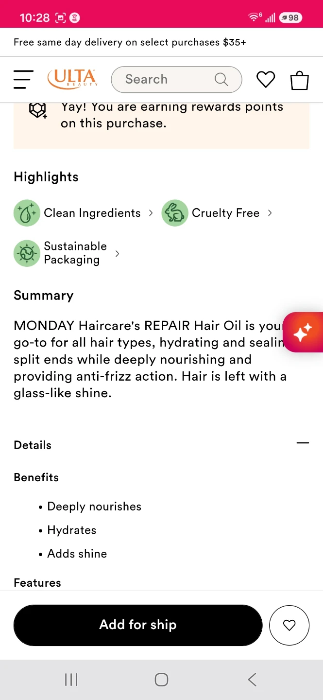 MONDAY Haircare Repair Hair Oil ⚽️ - photo 2