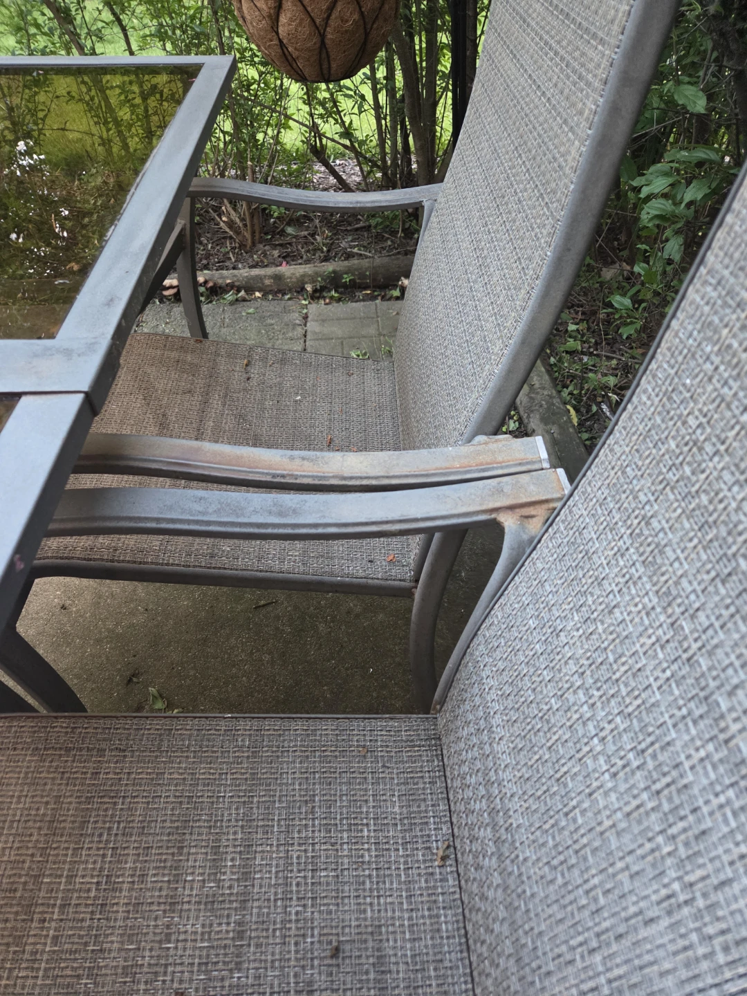 Patio Dining Set with Glass Top Table and Chairs - photo 4