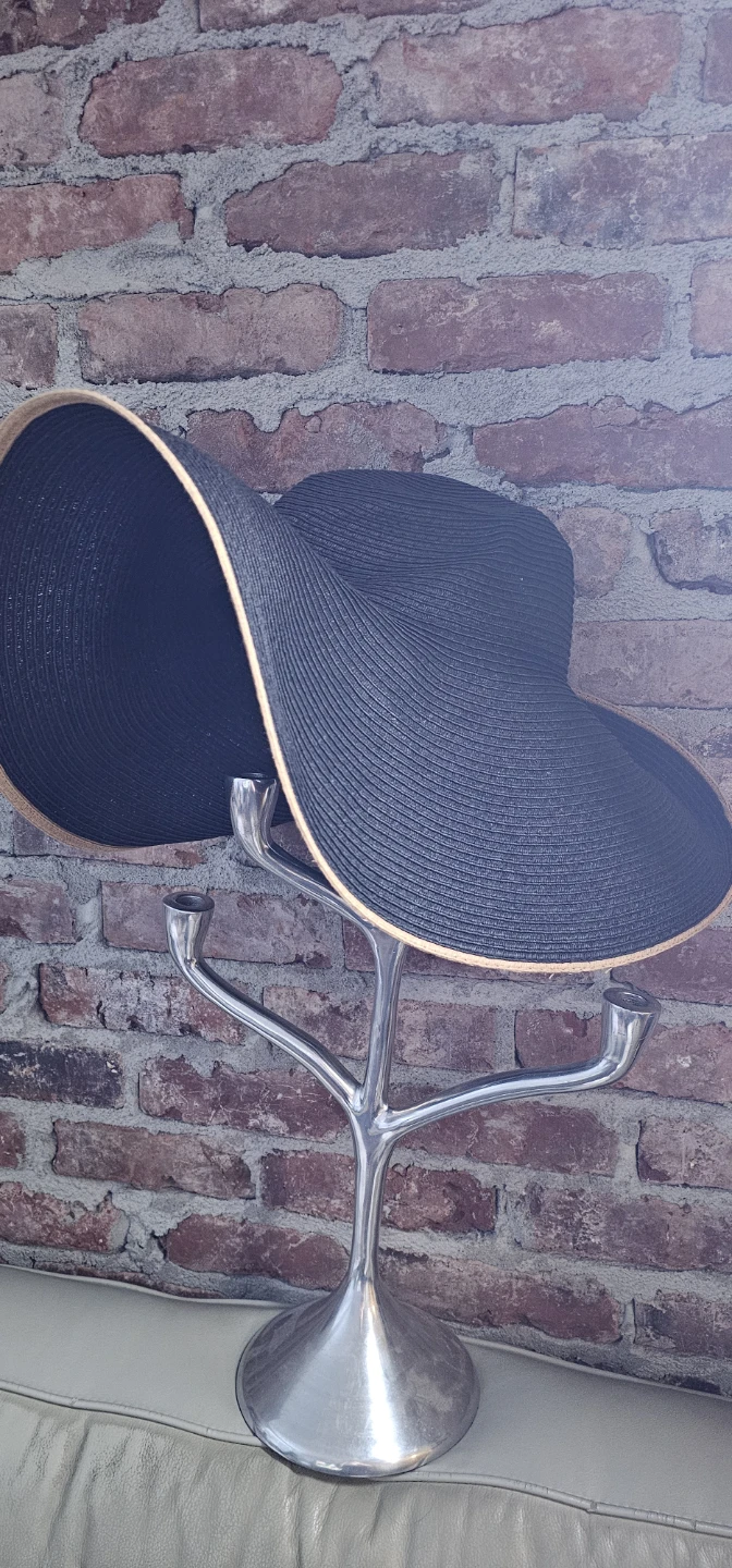 Zara Black Wide Brim Sun Hat