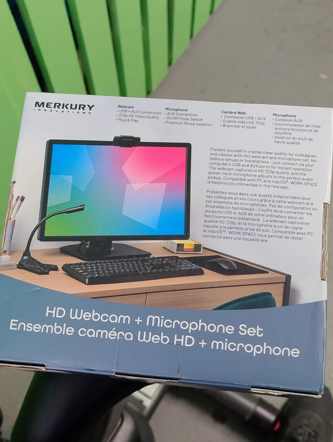 Merkury Innovations HD Webcam + Microphone Set