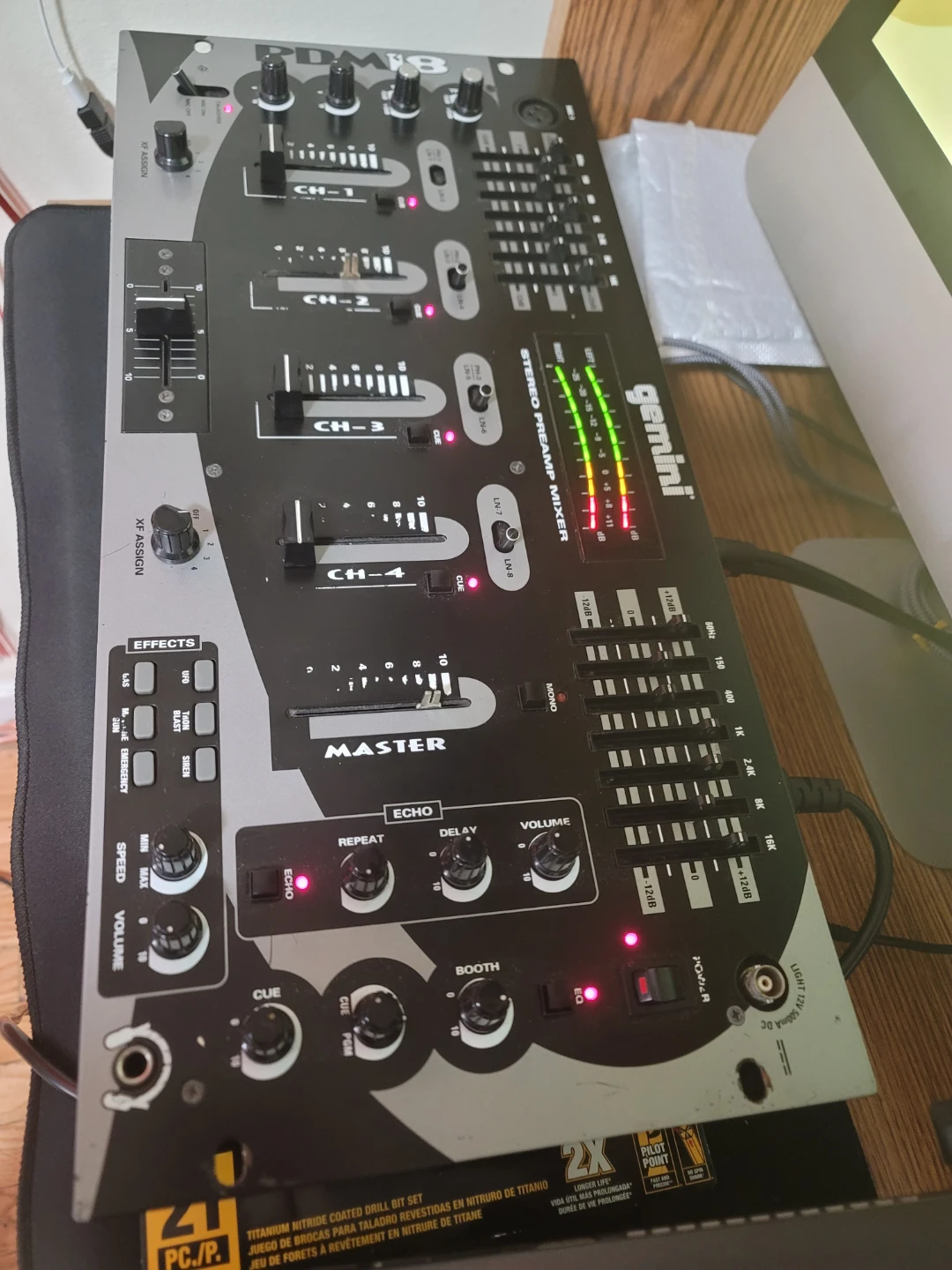 Gemini PDM18 DJ Pre-Amp Mixer Sampler - ElectrO