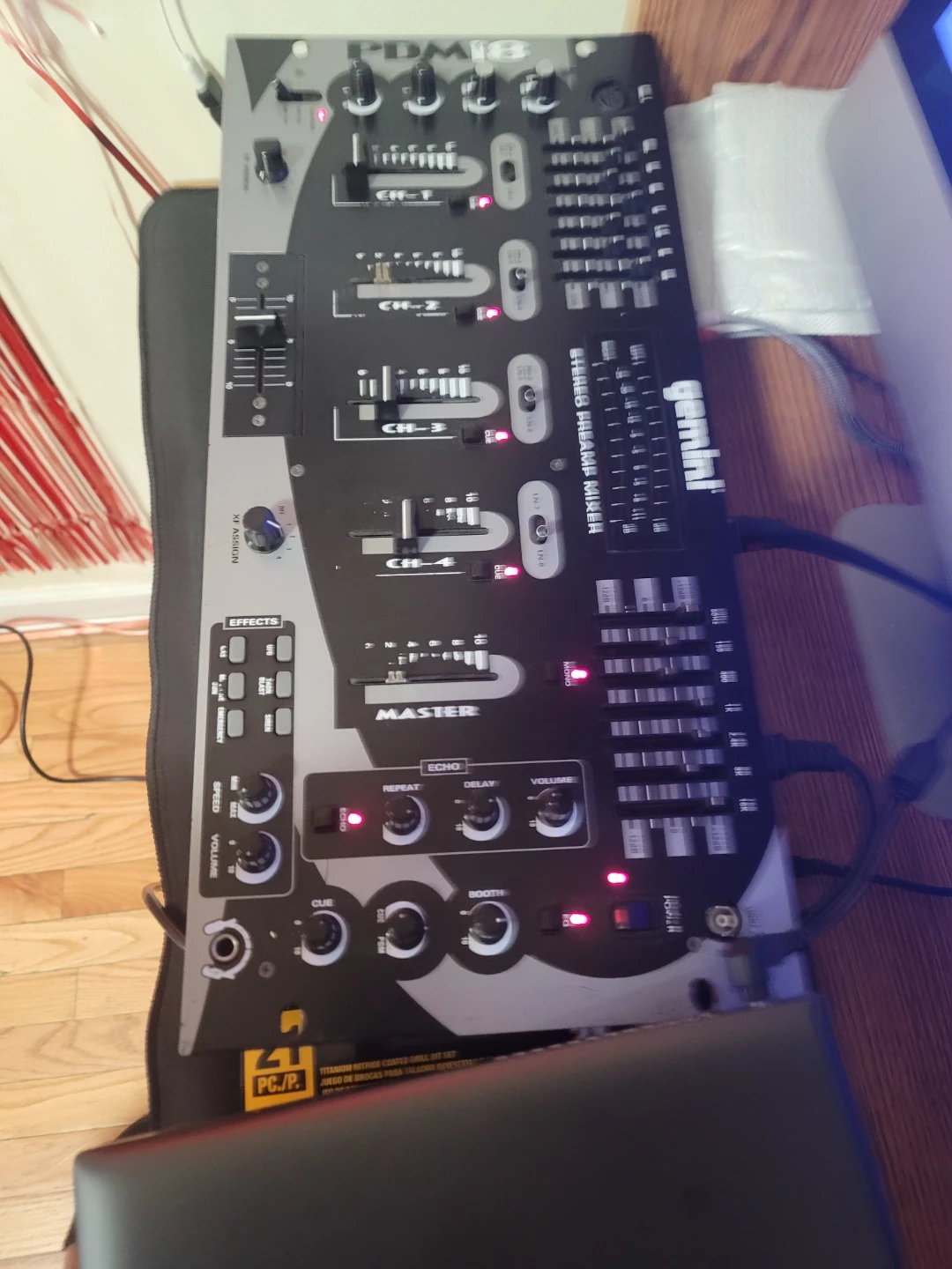 Gemini PDM18 DJ Pre-Amp Mixer Sampler - ElectrO - photo 4