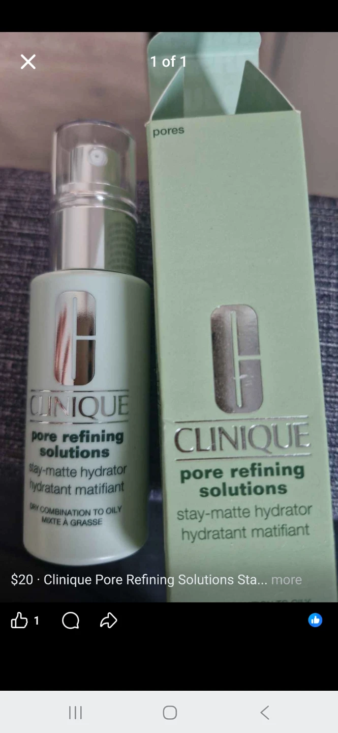 Clinique Pore Refining Solutions Stay-Matte Hydrator (50ml)