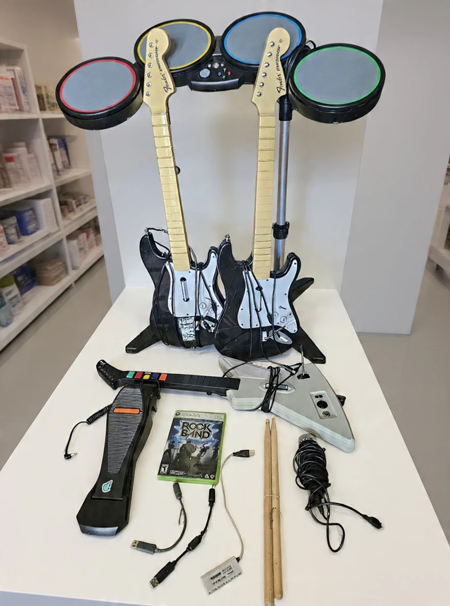 Xbox 360 Rockband Bundle