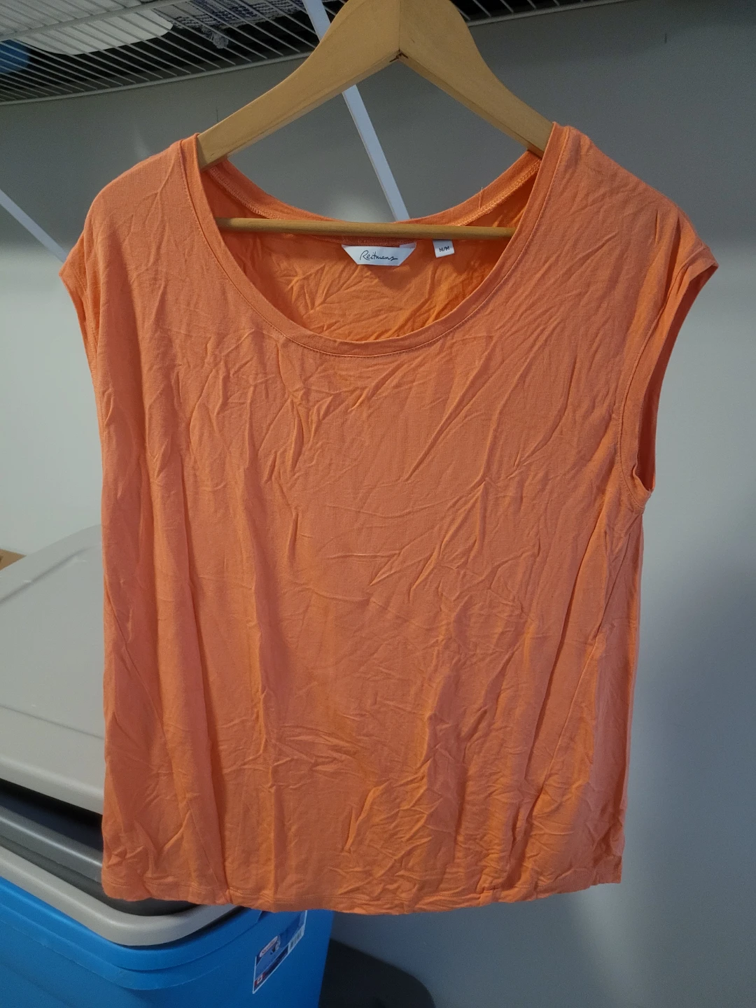 Reitmans Orange Sleeveless Top