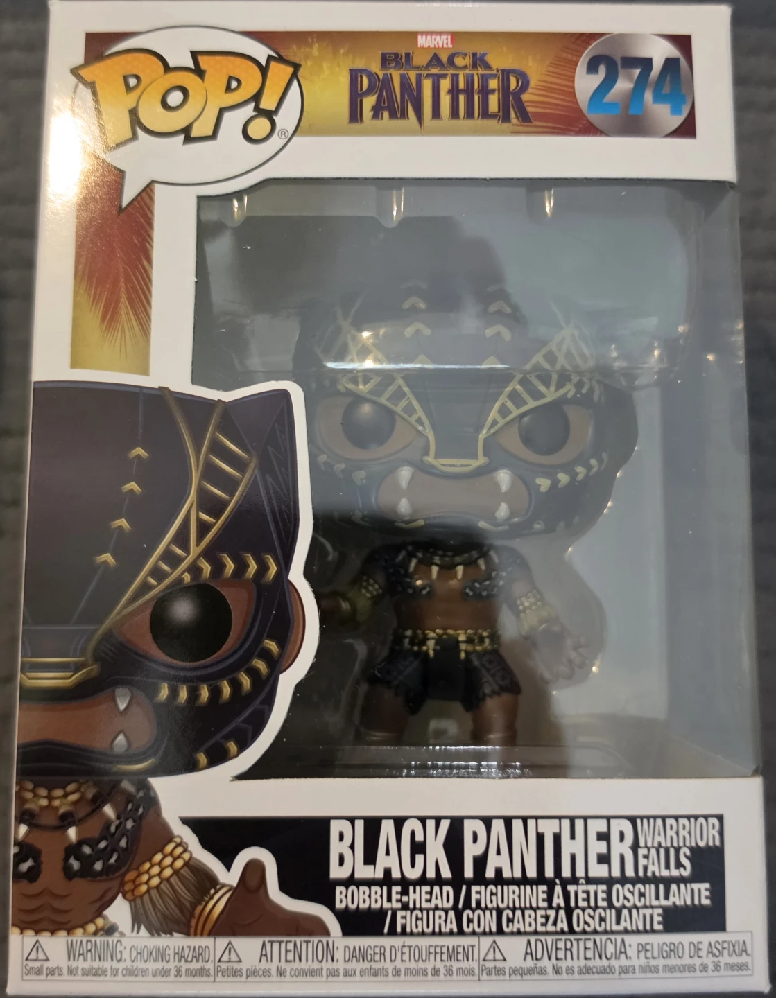 Funko Pop! Marvel Black Panther Warrior Falls #274