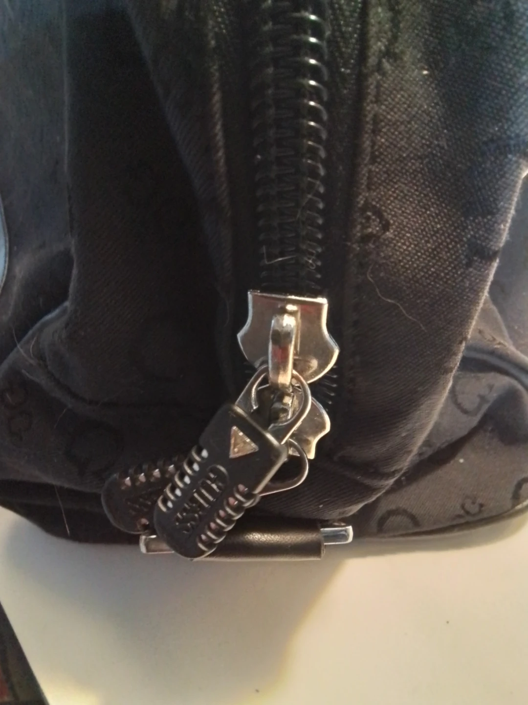Guess Monogram Duffle Bag - Black - photo 5