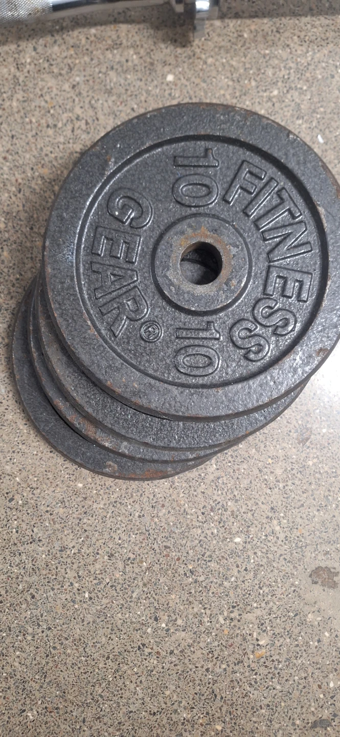 Fitness Gear Weight Plates and Bars - photo 5