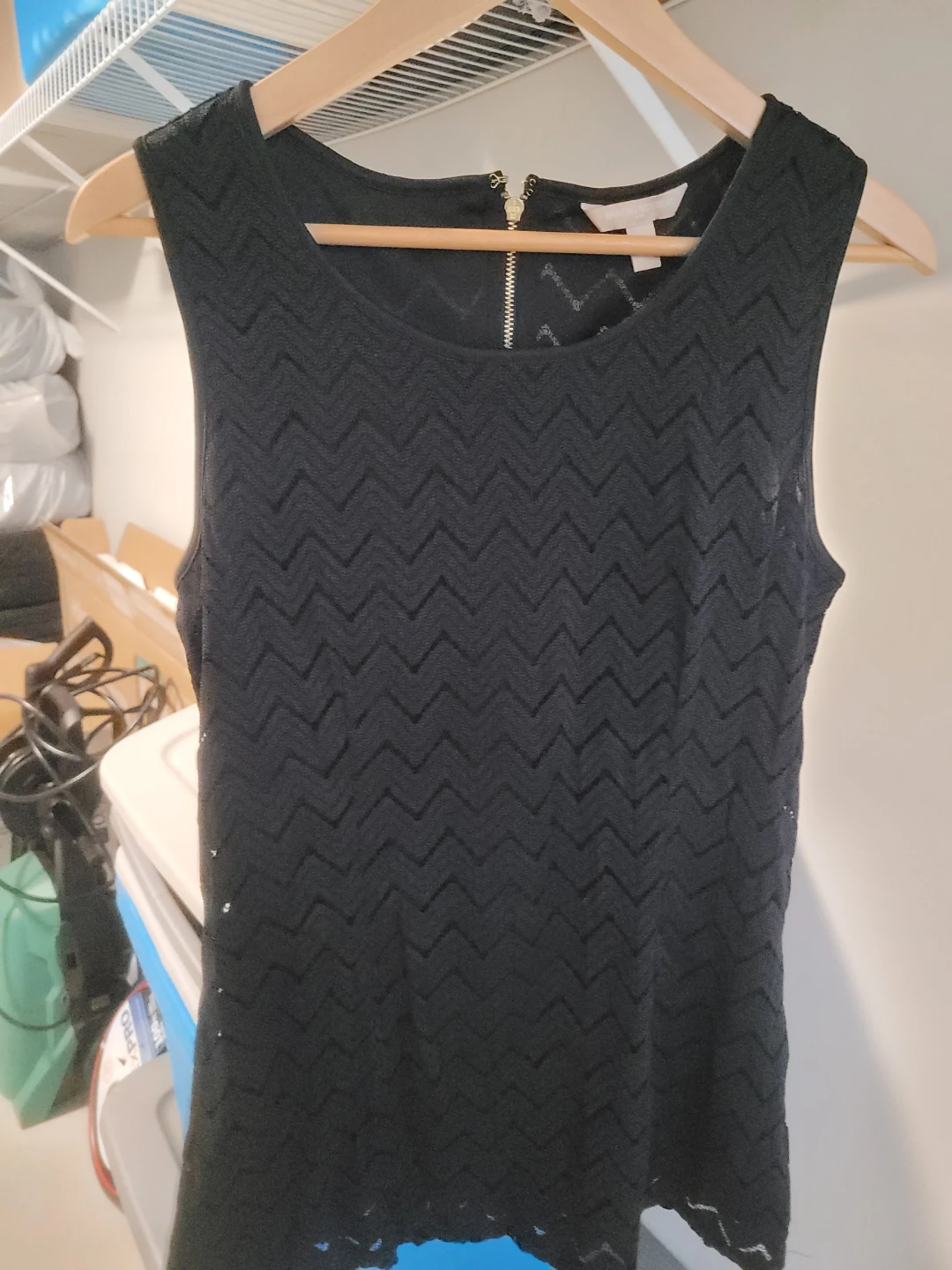 Banana Republic Black Sleeveless Top Size 12