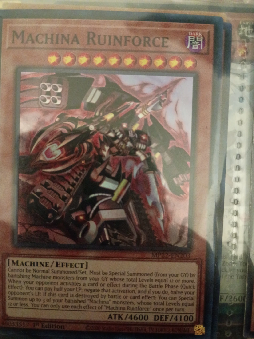 Yu-Gi-Oh! Machina ⚽ MP22-EN203 Card