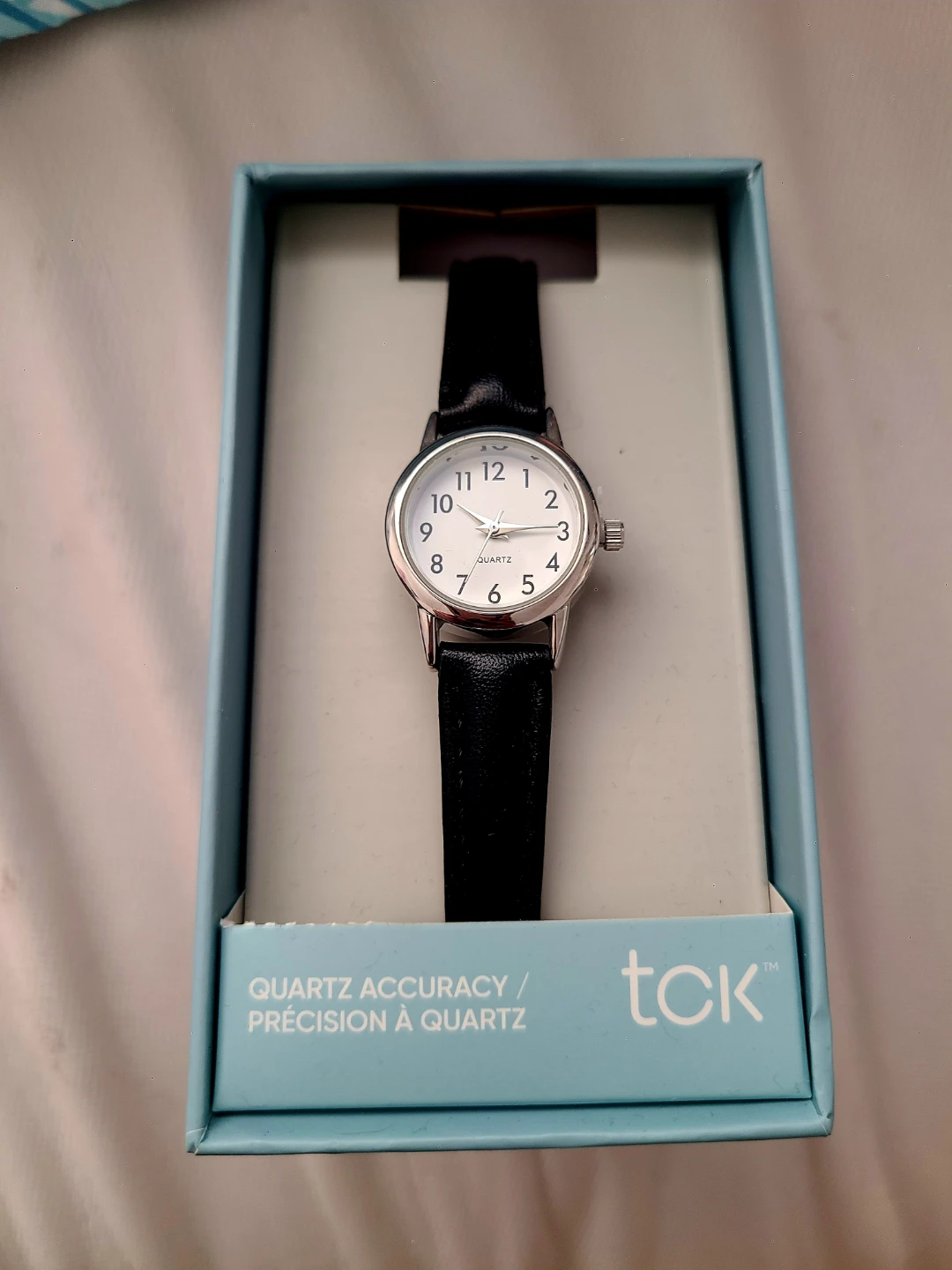 TCK Quartz Watch with Black Strap - photo 2