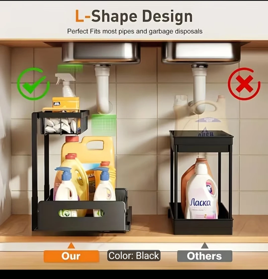 2-Tier Under Sink Organizer - photo 4