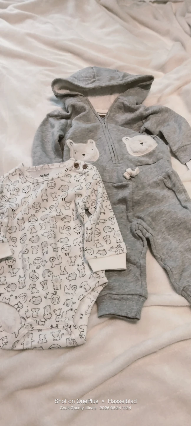 Carter's Baby Bear Hoodie Outfit Set