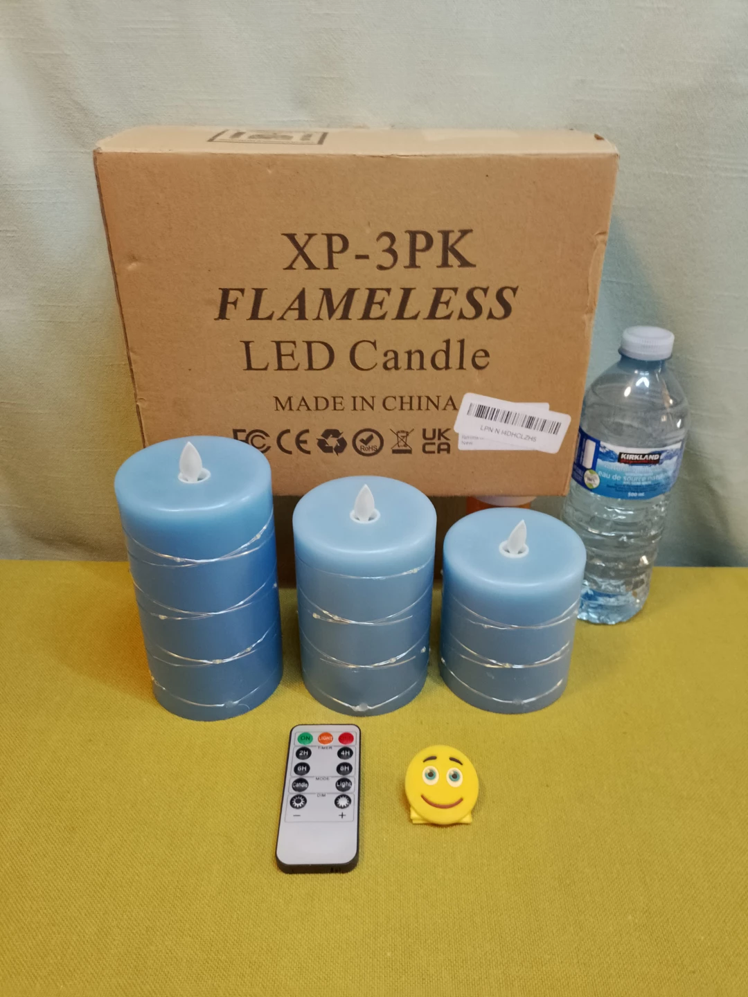 🕯️🆕 Flameless LED (3 Pack) Candles with Remote 🕯️🆕