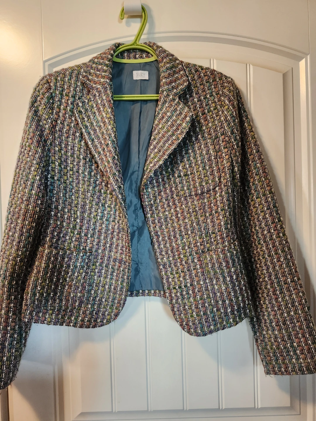 Suzy Shier Tweed Blazer