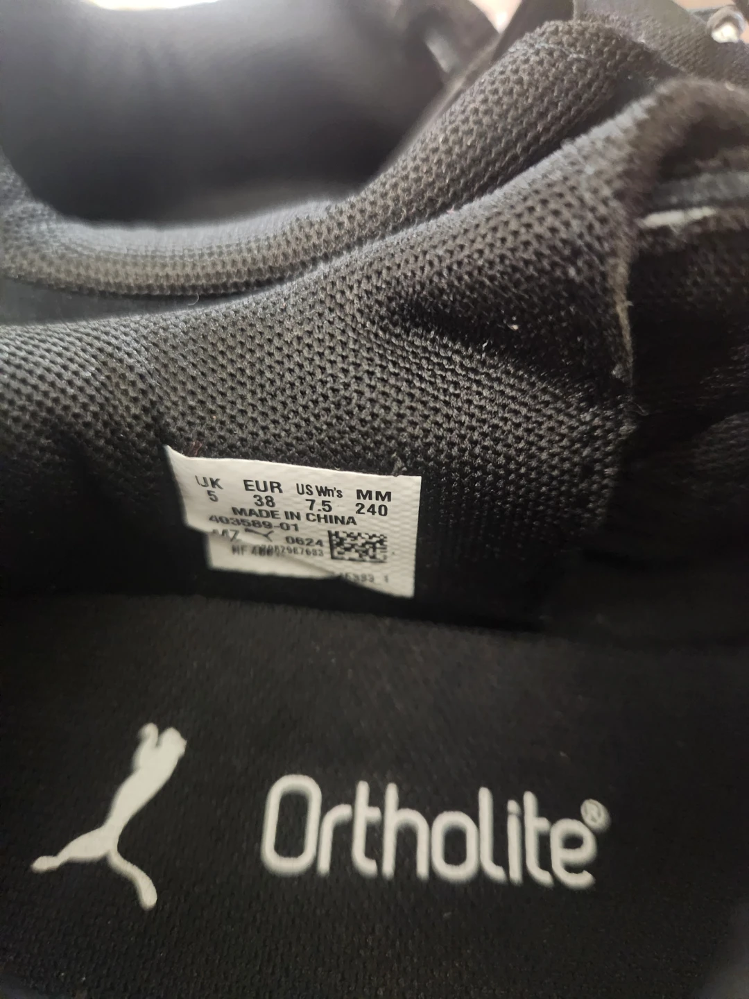 Puma Black and White Athletic Shoes - photo 4
