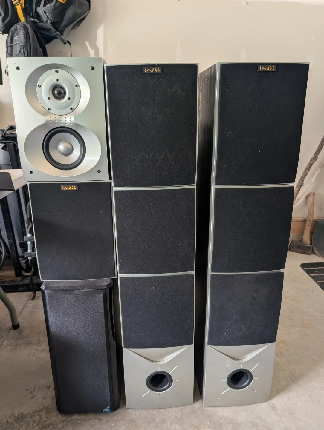 IMAGE Speakers Set - 2 Towers, 2 Surround, 1 Center