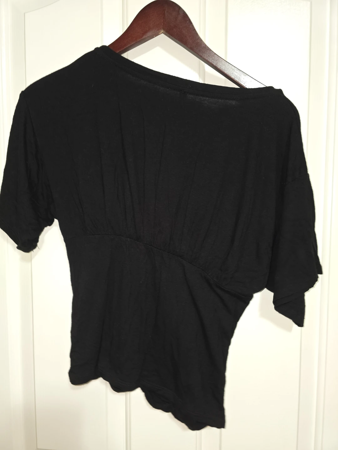 Black Ruched T-Shirt - photo 2