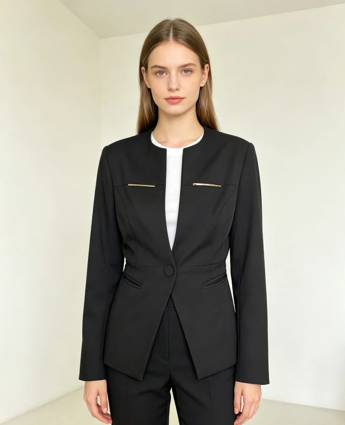 FANS Black Women's Blazer