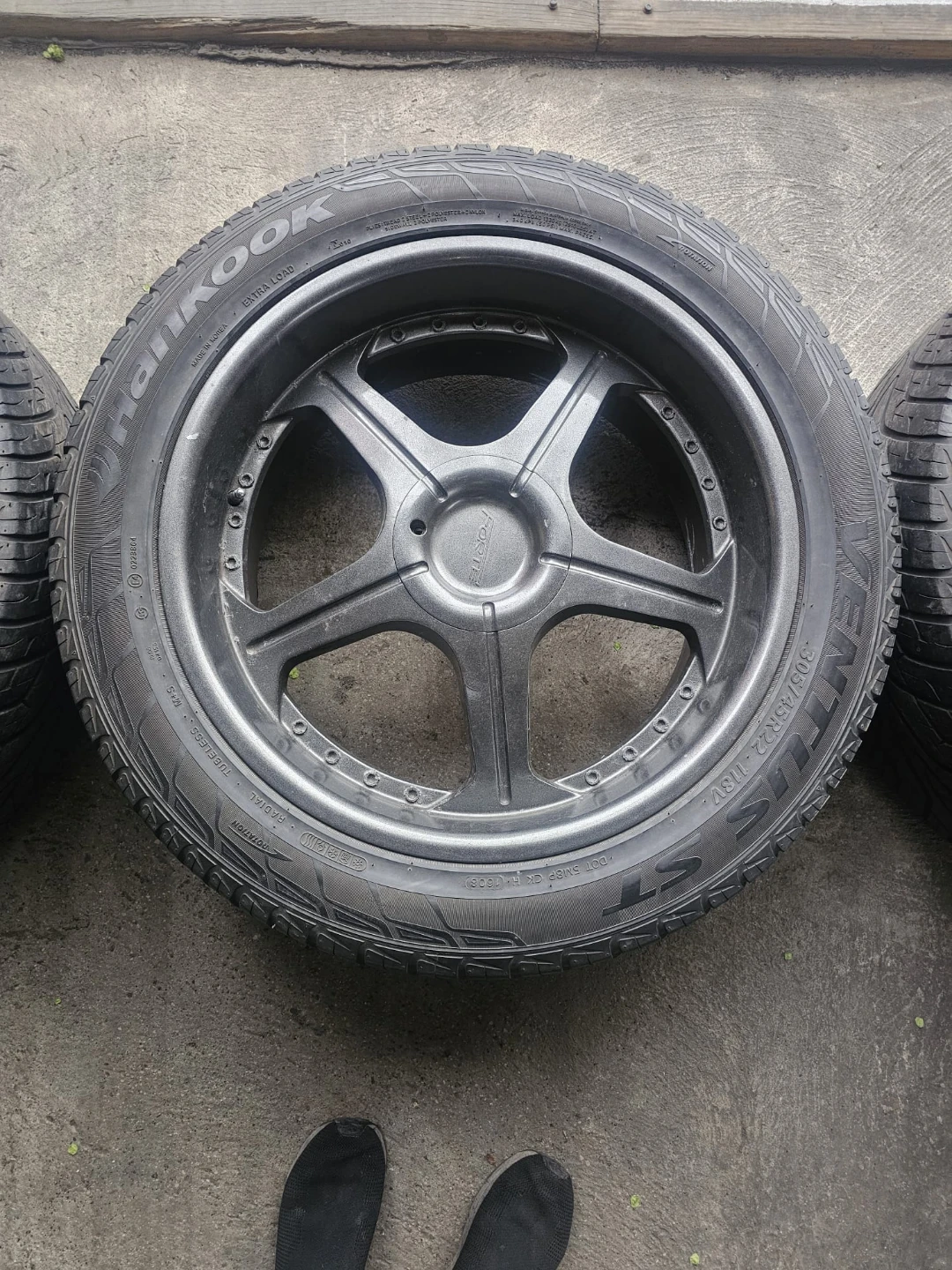 22 inch Forte rims wheels 5x135 5x127 hankook tires - photo 4