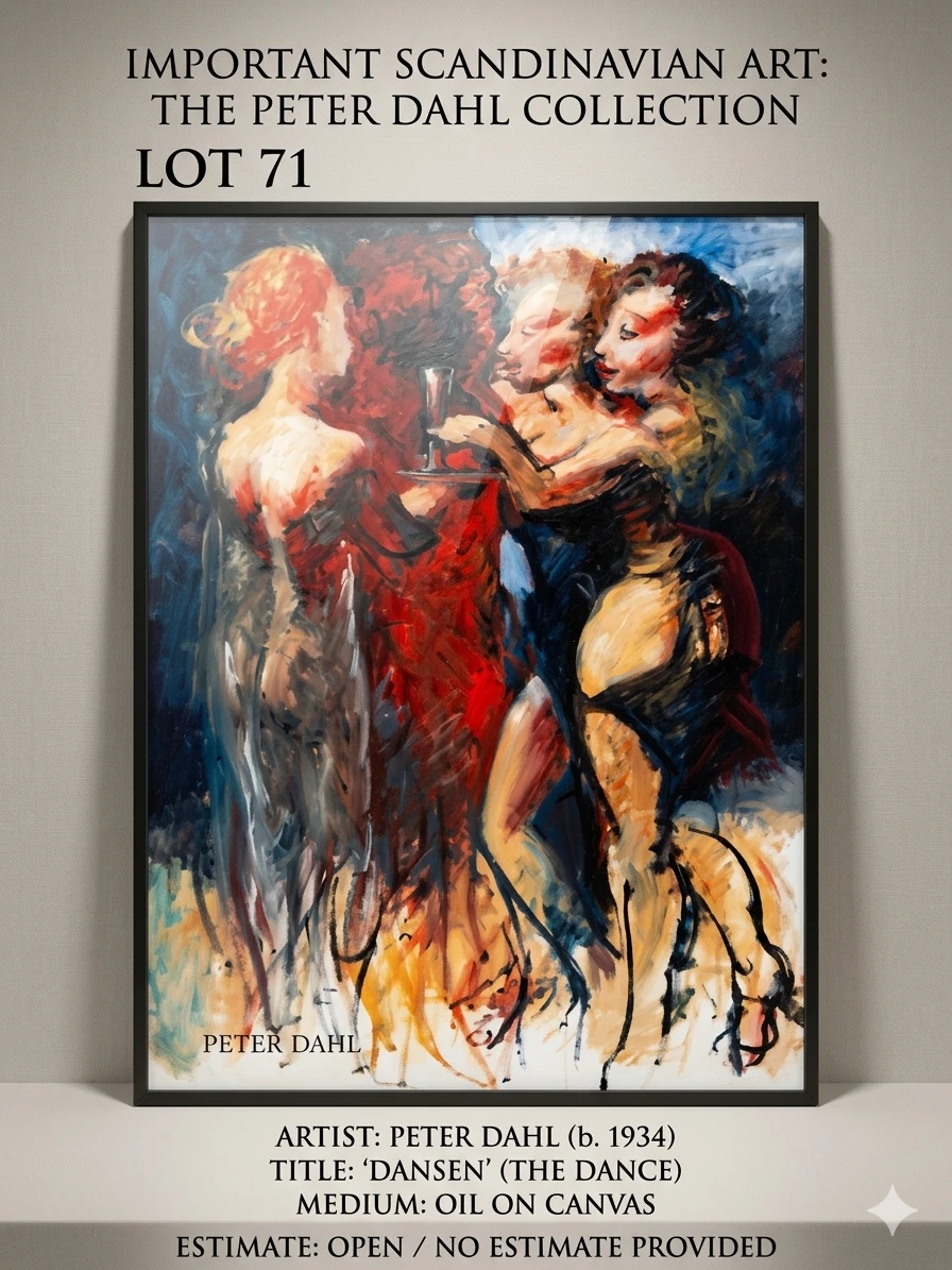 Peter Dahl Vintage Galerie Aix Exhibition Poster