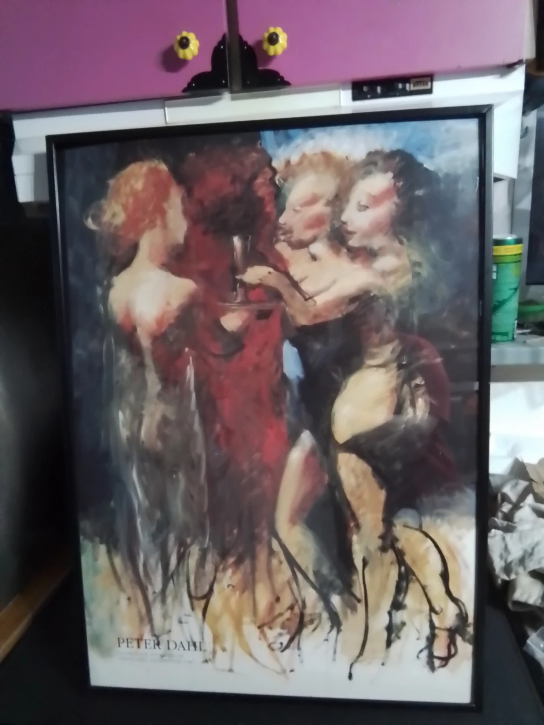 Peter Dahl Vintage Galerie Aix Exhibition Poster - photo 3
